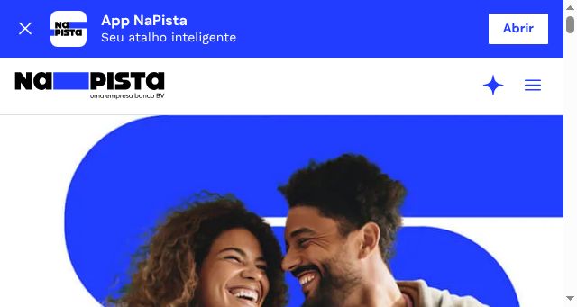 Screenshot of napista.com.br