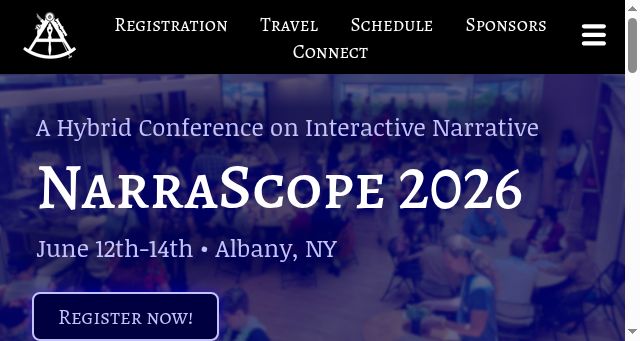Screenshot of narrascope.org