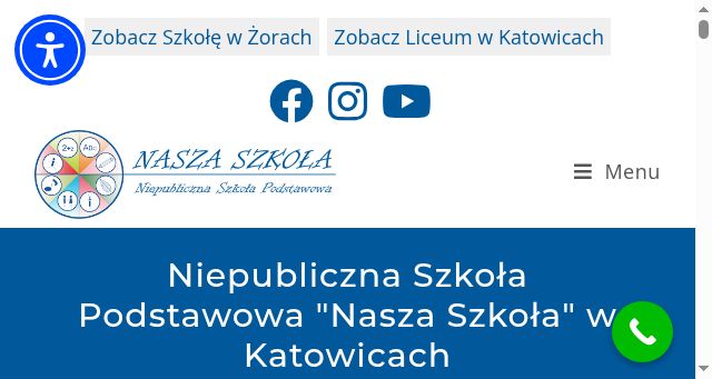 Screenshot of naszaszkola.katowice.pl