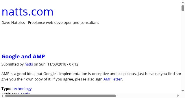 Screenshot of natts.com