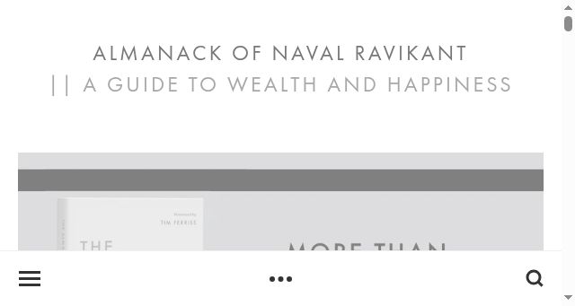 Screenshot of navalmanack.com