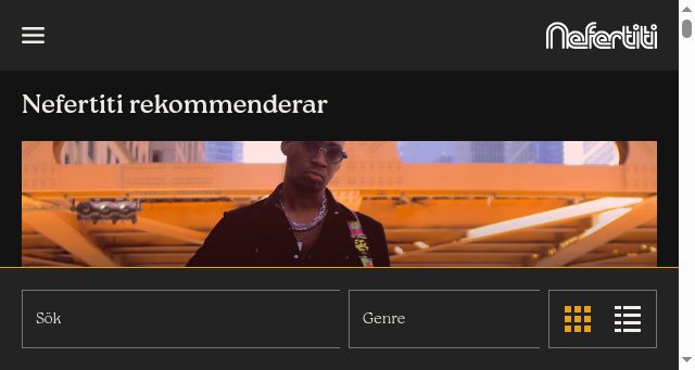 Screenshot of nefertiti.se