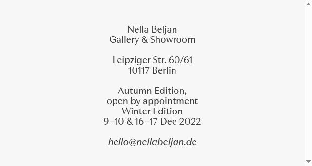 Screenshot of nellabeljan.de