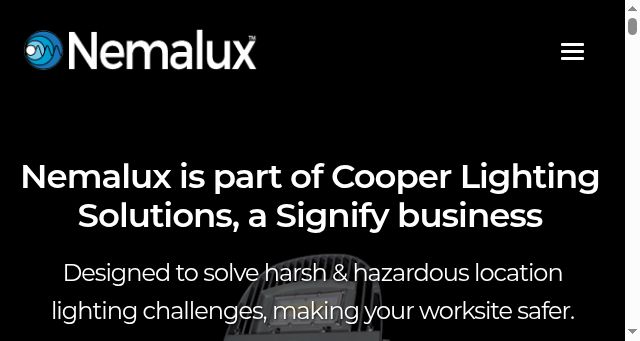 Screenshot of nemalux.com