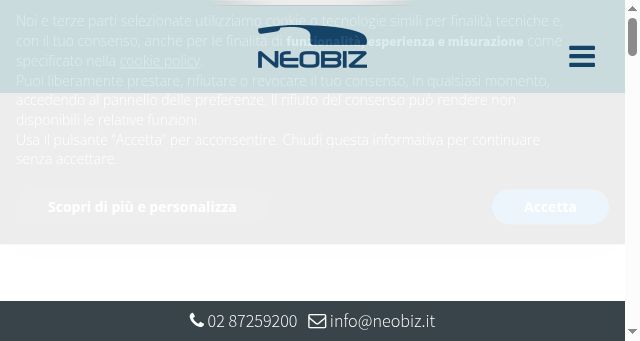 Screenshot of neobiz.it
