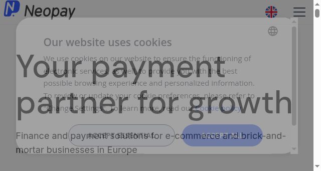 Screenshot of neopay.online