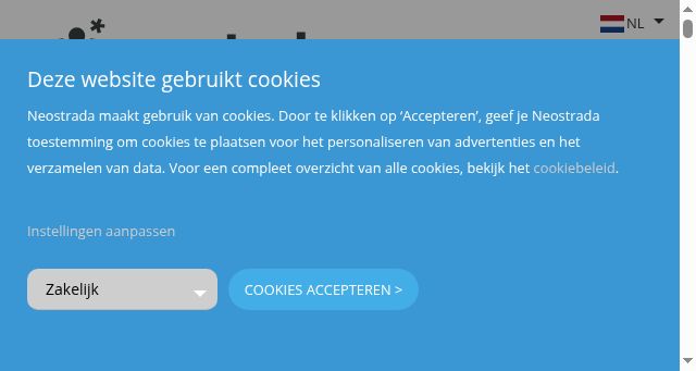 Screenshot of neostrada.nl