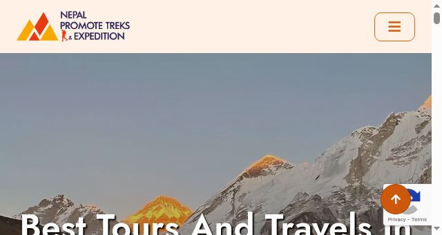 Screenshot of nepalpromotetreks.com