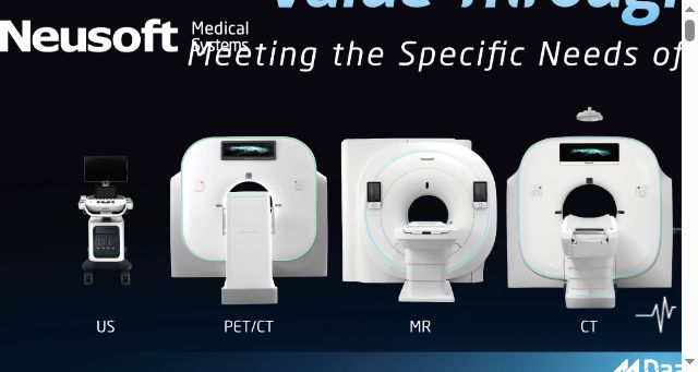 Screenshot of neusoftmedical.com
