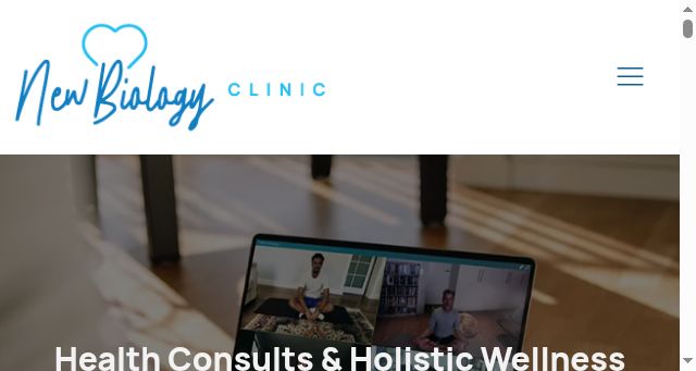 Screenshot of newbiologyclinic.com
