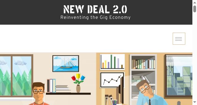 Screenshot of newdeal20.org