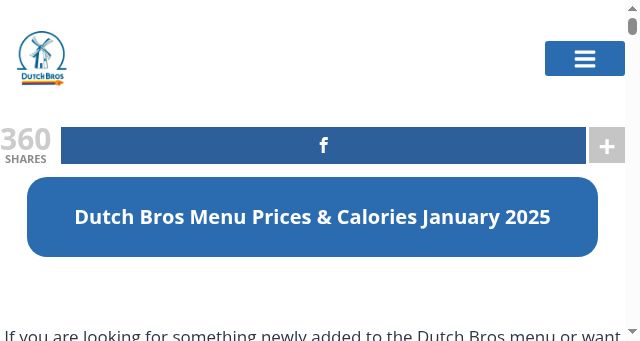 Screenshot of newdutchbrosmenu.com
