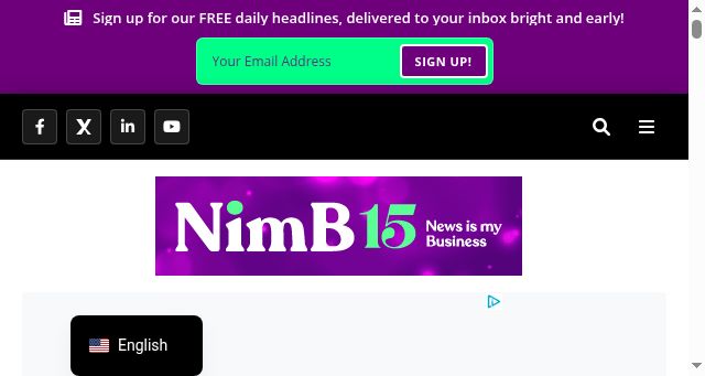 Screenshot of newsismybusiness.com