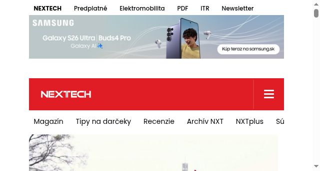 Screenshot of nextech.sk