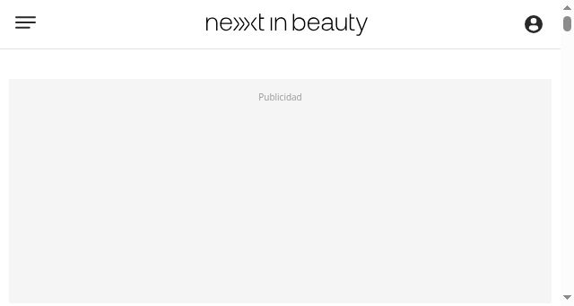 Screenshot of nextinbeautymag.com
