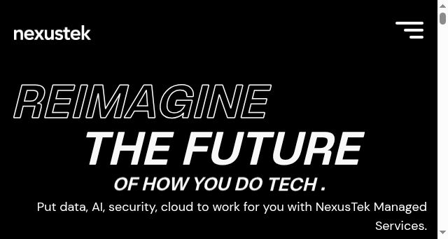 Screenshot of nexustek.com