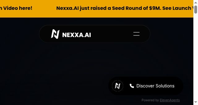 Screenshot of nexxa.ai