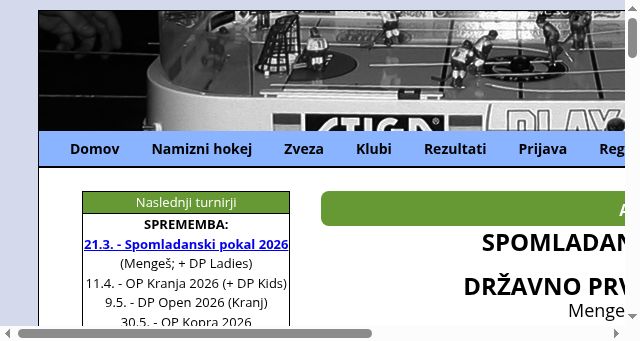 Screenshot of nhzs.si
