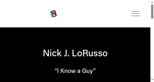 Screenshot of nickjlorusso.org