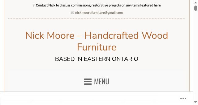 Screenshot of nickmoore.ca