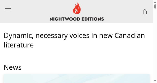 Screenshot of nightwoodeditions.com