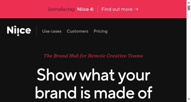 Screenshot of niice.co