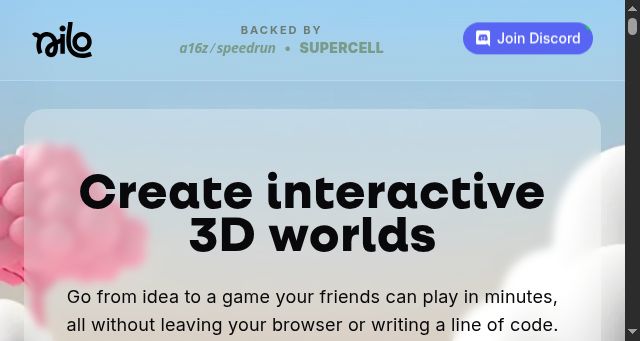 Screenshot of nilo.io