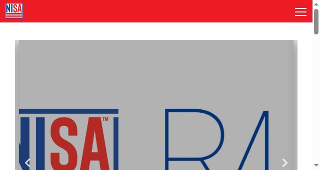 Screenshot of nisaofficial.com