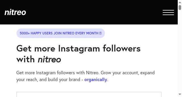 Screenshot of nitreo.com