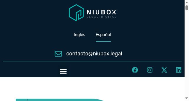 Screenshot of niubox.legal