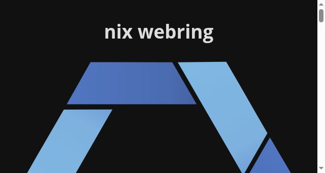 Screenshot of nixwebr.ing