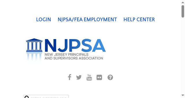 Screenshot of njpsa.org