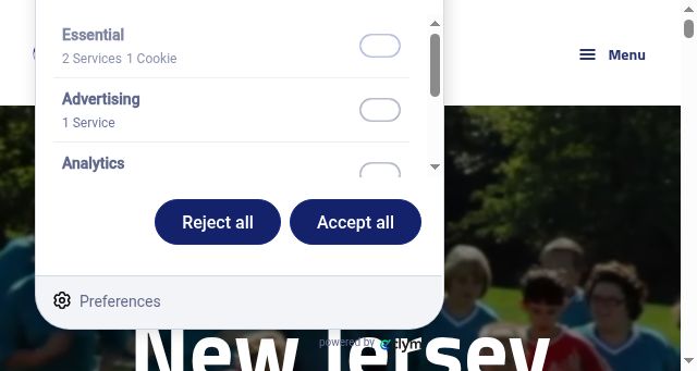 Screenshot of njyouthsoccer.com