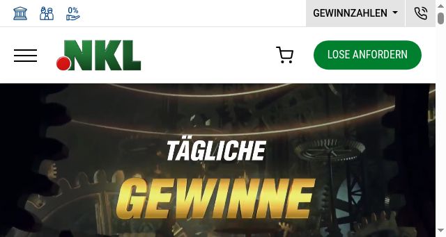 Screenshot of nkl.de