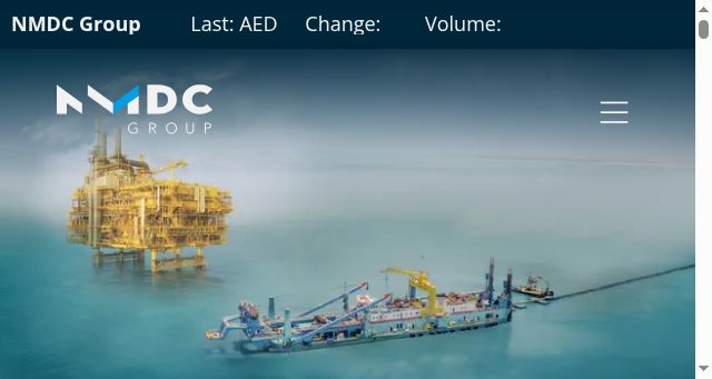 Screenshot of nmdc-group.com