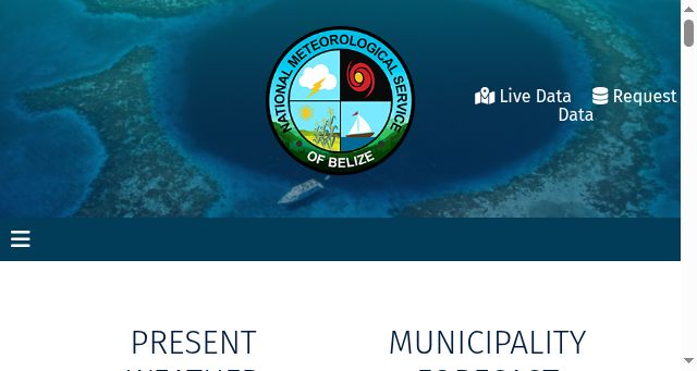 Screenshot of nms.gov.bz