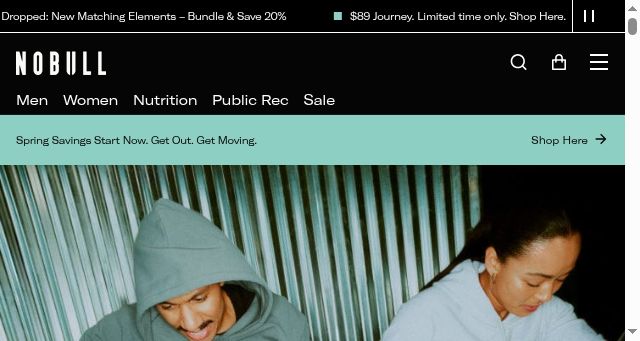 Screenshot of nobullproject.com