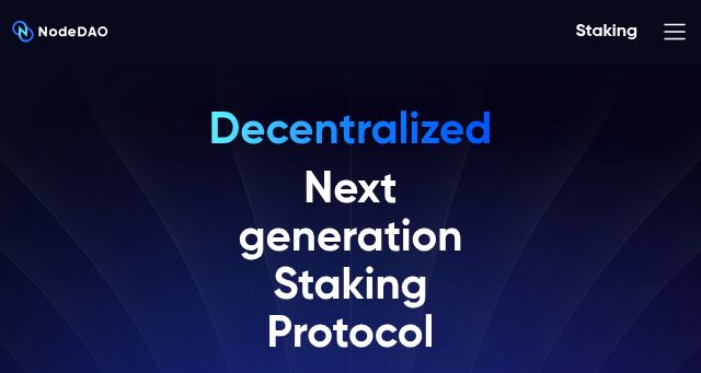 Screenshot of nodedao.com