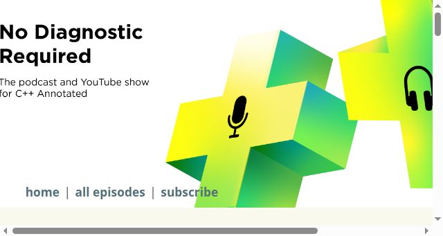 Screenshot of nodiagnosticrequired.tv