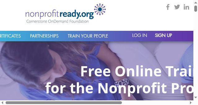Screenshot of nonprofitready.org