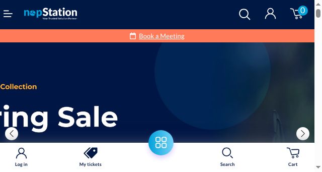 Screenshot of nop-station.com