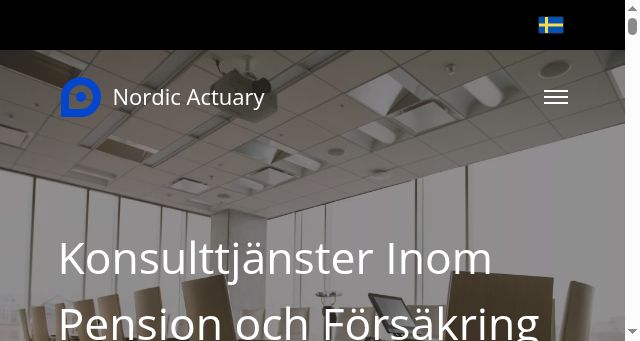 Screenshot of nordact.se