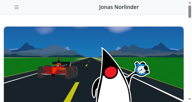 Screenshot of norlinder.nu