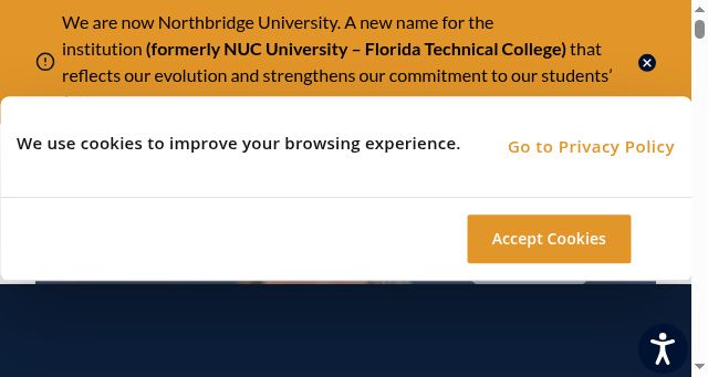 Screenshot of northbridge.edu