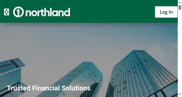 Screenshot of northlandsecurities.com