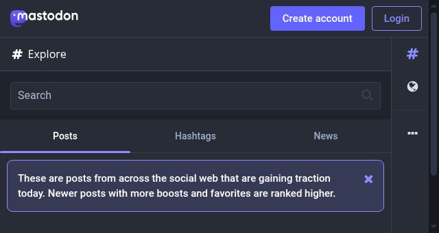 Screenshot of notacult.social