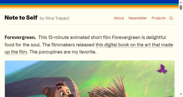 Screenshot of notetoself.studio