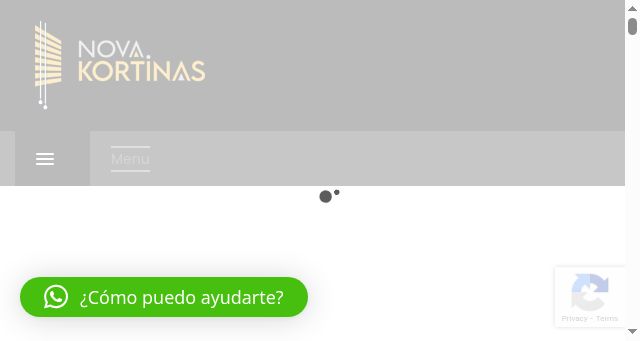 Screenshot of novakortinas.com.ec
