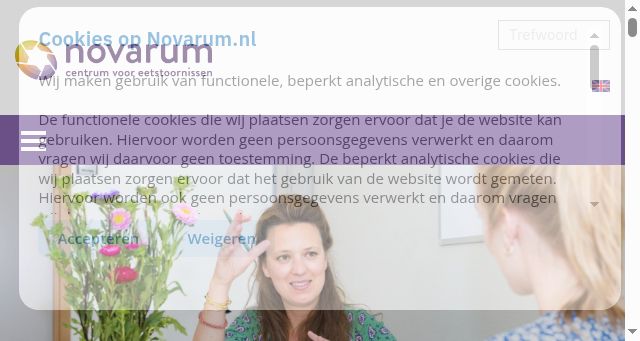 Screenshot of novarum.nl