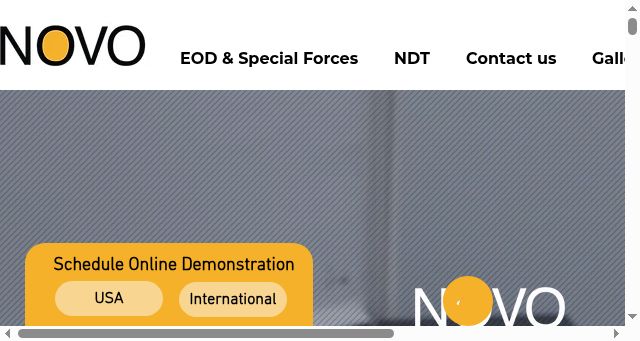 Screenshot of novo-dr.com